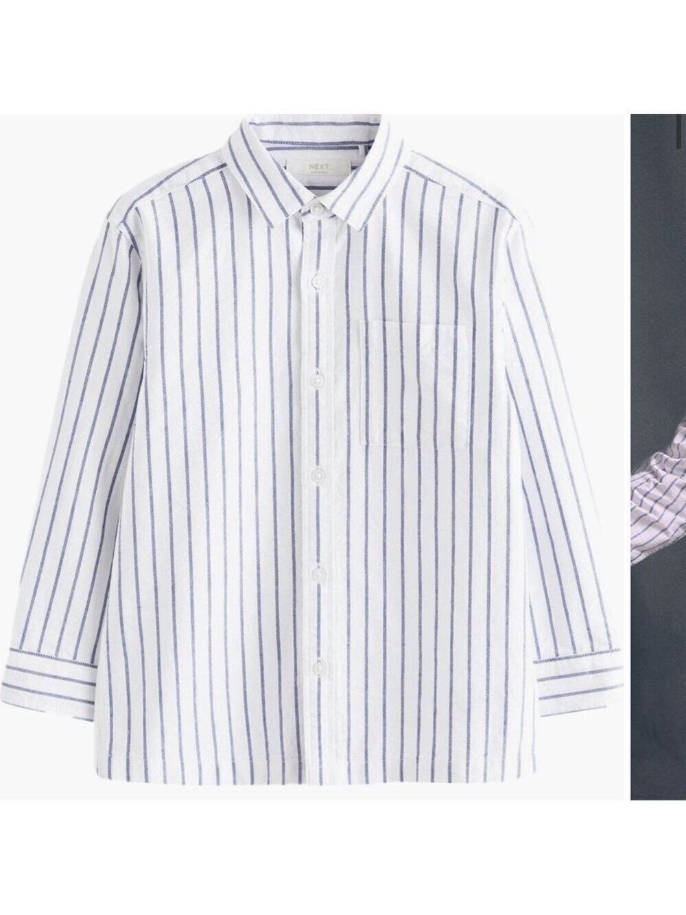 Striped Button down cotton oxford Shirt